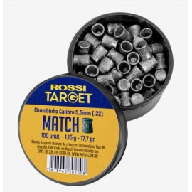 CHUMBINHO ROSSI TARGET MATCH 5,5 MM (100 UN)