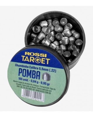 CHUMBINHO ROSSI TARGET POMBA 5,5 MM (100 UN