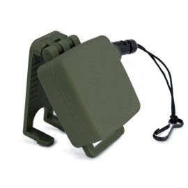 Fiel Retrátil Bélica Verde - Liso