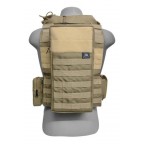 Colete Modular Plate Carrier Contato + 8 Peças + Bandoleira