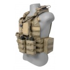 Colete Modular Plate Carrier Contato + 8 Peças + Bandoleira