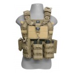 Colete Modular Plate Carrier Contato + 8 Peças + Bandoleira