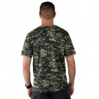 Camiseta Masculina Soldier Camuflada Digital Pântano Bélica