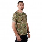 Camiseta Masculina Soldier Camuflada Multicam Bélica