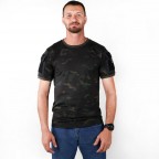 Camiseta T Shirt Tática Ranger Masculina Multicam Black Bélica