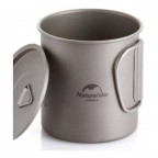 Caneca Naturehike Titanium Lid 450ml