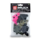 Kit 5 Chaveiros Holster Bélica - Colorido