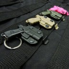 Kit 5 Chaveiros Holster Bélica - Colorido