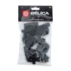 Kit 5 Chaveiros Holster Bélica - Preto