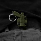 Kit 5 Chaveiros Holster Bélica - Verde-Oliva