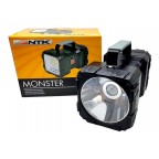 Lanterna Recarregável Usb Holofote Led 2 Foco Monster Ntk