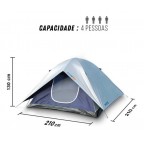 Barraca Camping Mor Luna 4 Pessoas