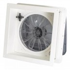 Clarabóia Manual Domo Fume 12v Exaustor Ventilador 35x35cm